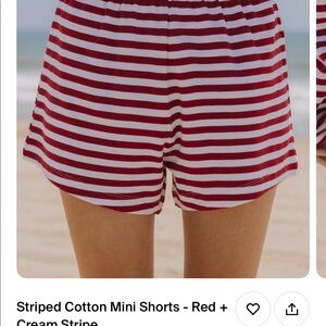 Daily Drills Red Stripe Shorts NWT